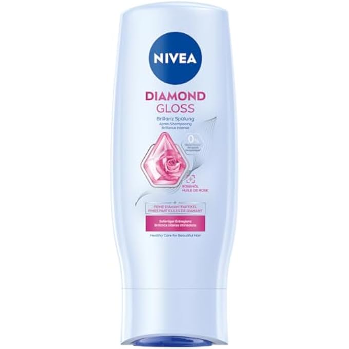Nivea DIAMOND SHINE PH BALANCE CONDITIONER (200 ML), HAIR CONDITIONER WITH DIAMOND SHINE PARTICLES, CONDITIONER FOR HEALTHY AND NATURALLY BEAUTIFUL HAIR - Image 1